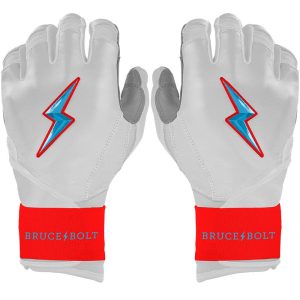 PREMIUM PRO Creator Series Long Cuff Batting Gloves | MIAMI WHITE