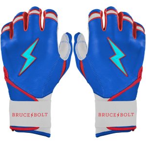PREMIUM PRO Creator Series Long Cuff Batting Gloves | Outman Blue/Glow