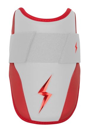 BRUCE BOLT Chrome Series Elbow Guard - RED