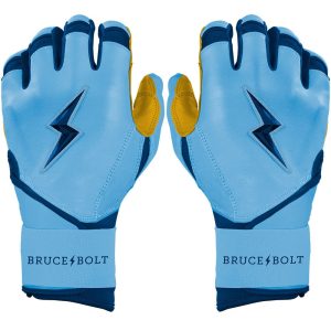 Bear Series Long Cuff Batting Gloves - Carolina Blue