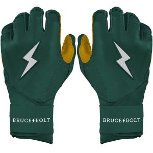 PREMIUM PRO Long Cuff Batting Gloves - GREEN