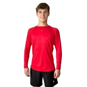 Performance Long Sleeve Shirt - Red